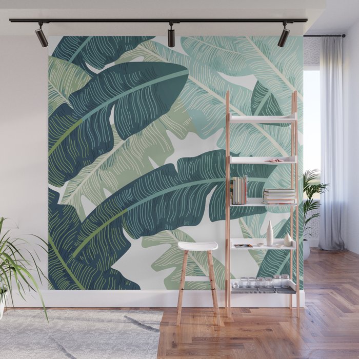 Tropical oasis Wall Mural Gallery Image 1
