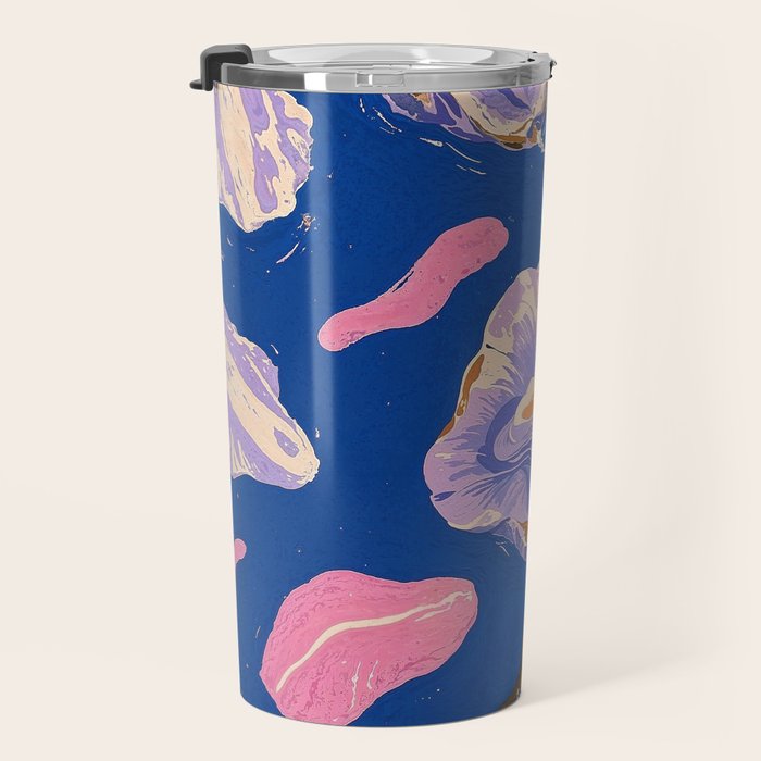 Oceanic Life - Oysters II Travel Mug Gallery Image 3