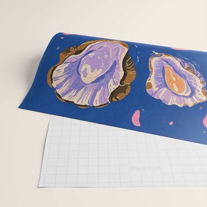 Oceanic Life - Oysters II Wrapping Paper Gallery Image 2