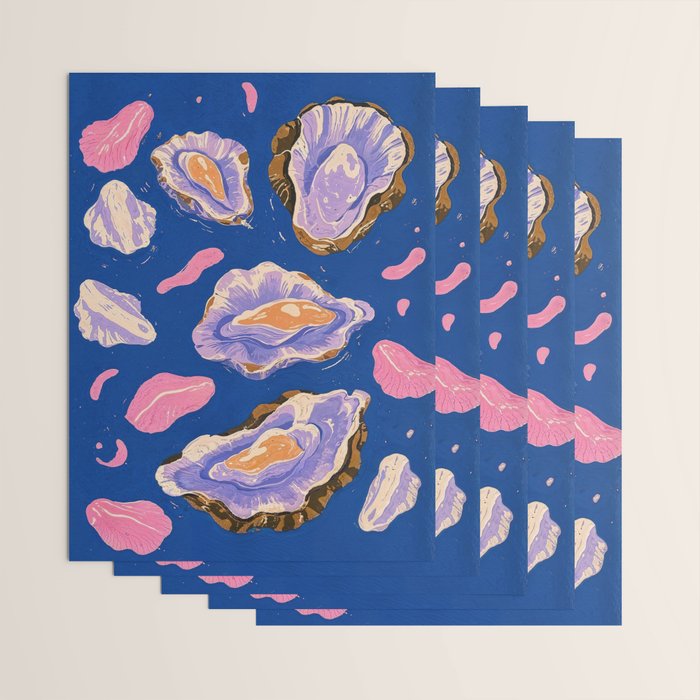 Oceanic Life - Oysters II Wrapping Paper Gallery Image 3