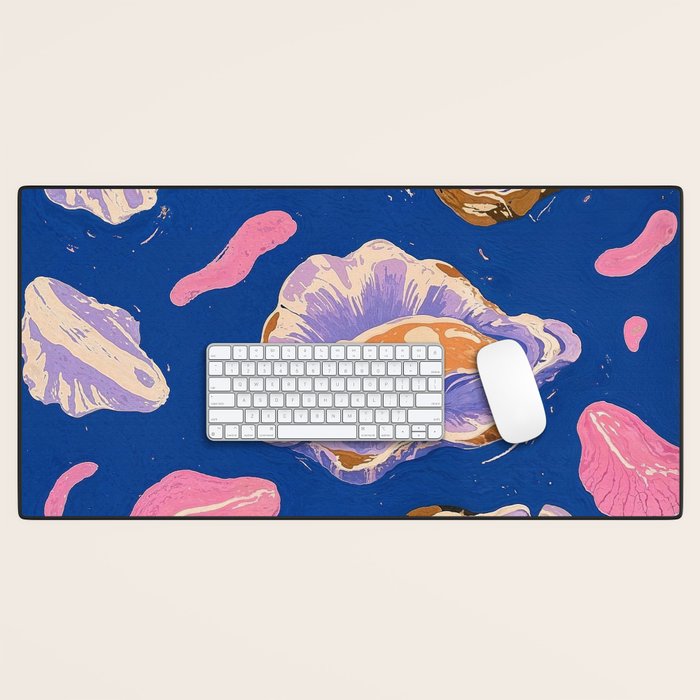 Oceanic Life - Oysters II Desk Mat Gallery Image 1