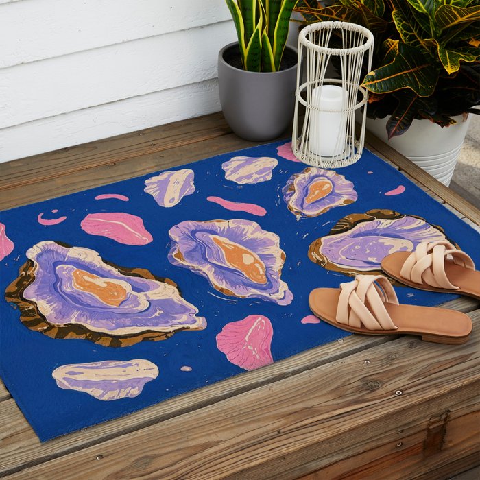 Oceanic Life - Oysters II Outdoor Rug Gallery Image 2