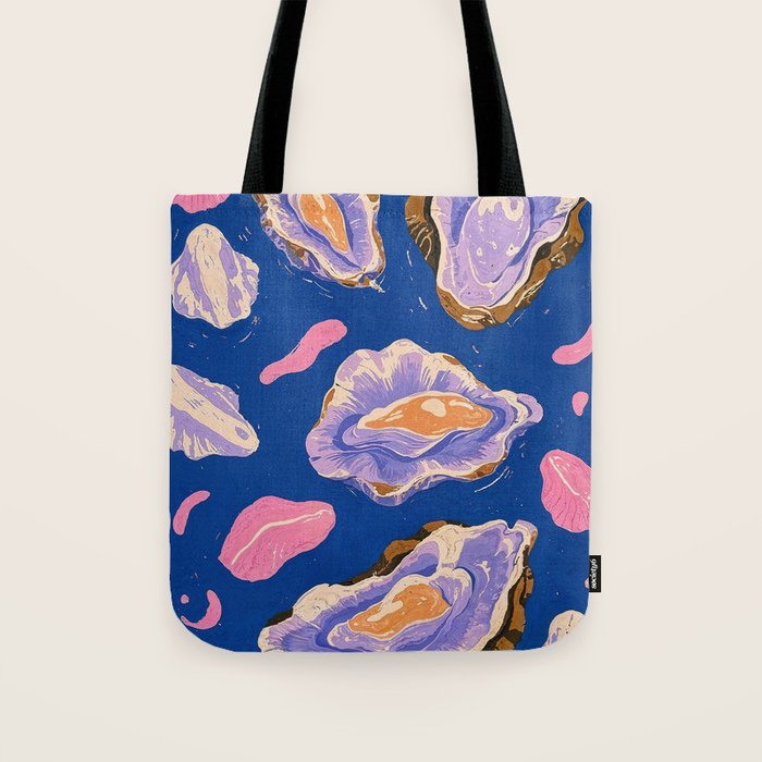 Oceanic Life - Oysters II Tote Bag Gallery Image 1