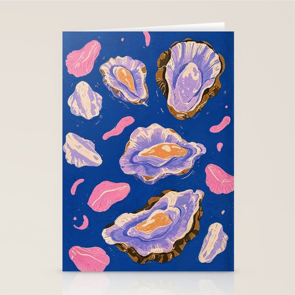 Oceanic Life - Oysters II Stationery Card Gallery Image 2
