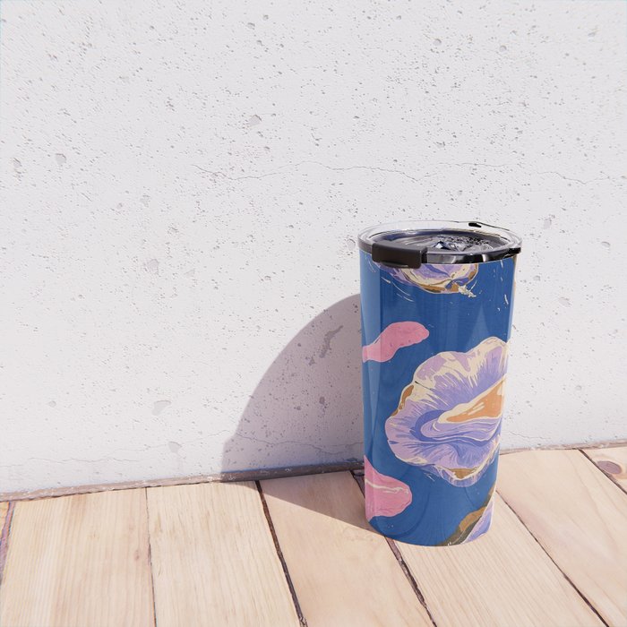 Oceanic Life - Oysters II Travel Mug Gallery Image 4