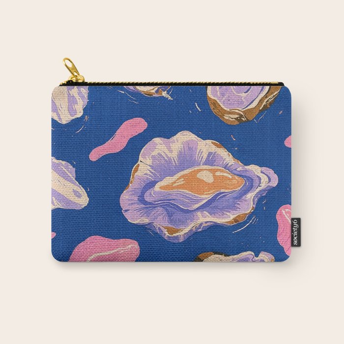 Oceanic Life - Oysters II Carry All Pouch Gallery Image 1