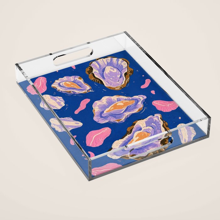 Oceanic Life - Oysters II Acrylic Tray Gallery Image 1