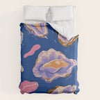 Oceanic Life - Oysters II Duvet Cover Gallery Image 6