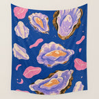 Oceanic Life - Oysters II Wall Tapestry Gallery Image 4