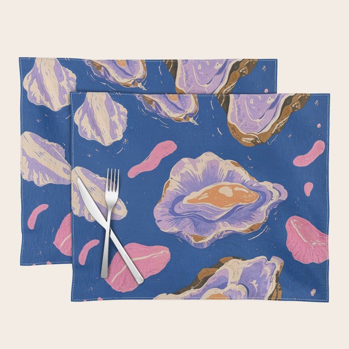 Oceanic Life - Oysters II Placemat Gallery Image 1