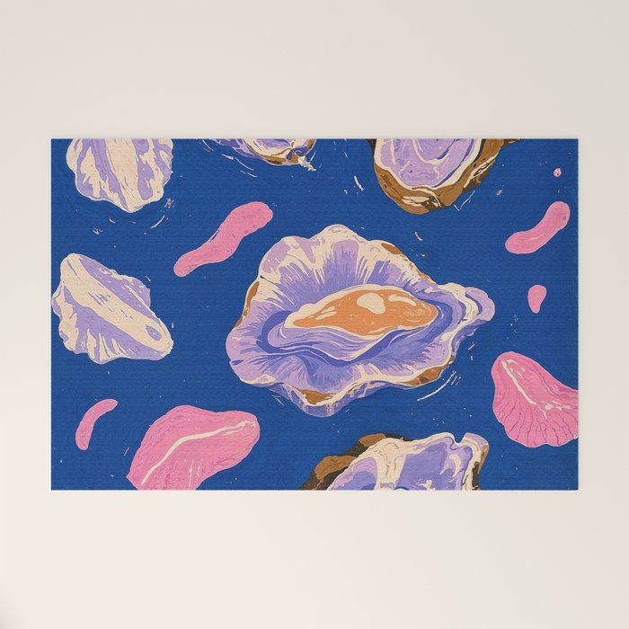 Oceanic Life - Oysters II Welcome Mat Gallery Image 1
