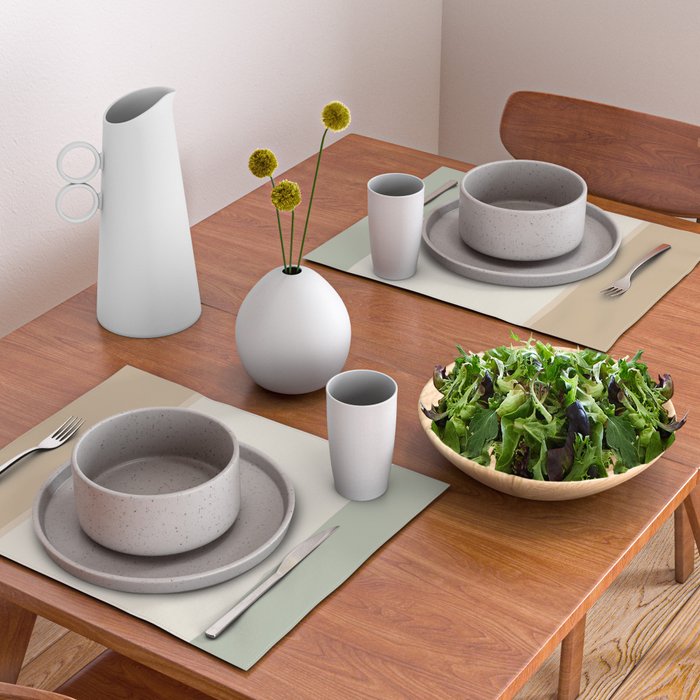 Contemporary Color Block LII Placemat Gallery Image 2