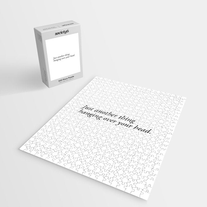 just another thing hanging over your head Jigsaw Puzzle Gallery Image 2