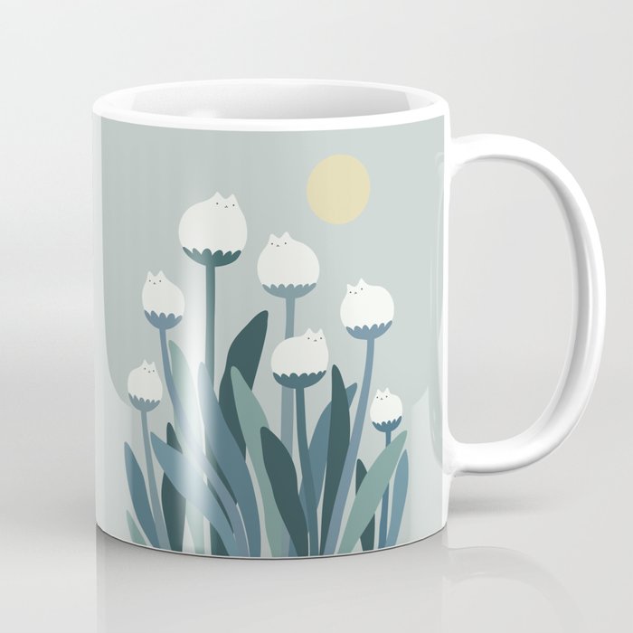 Cat and Plant 76 Coffee Mug Gallery Image 1