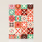 Winter Quilt Pattern no4 Stationery Card Gallery Image 2