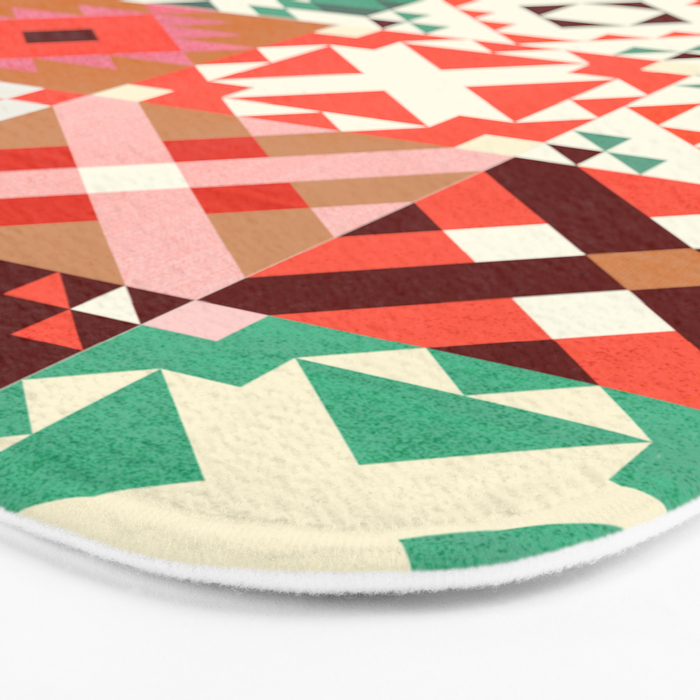 Winter Quilt Pattern no4 Bath Mat Gallery Image 3
