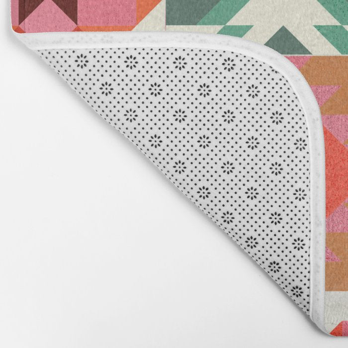 Winter Quilt Pattern no4 Bath Mat Gallery Image 2