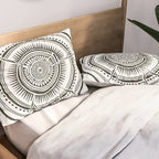 Quaking Aspen - Black Tree Rings Pillow Sham Gallery Image 2