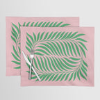 Two Ferns: Azalea & Ocean Green Placemat Gallery Image 1