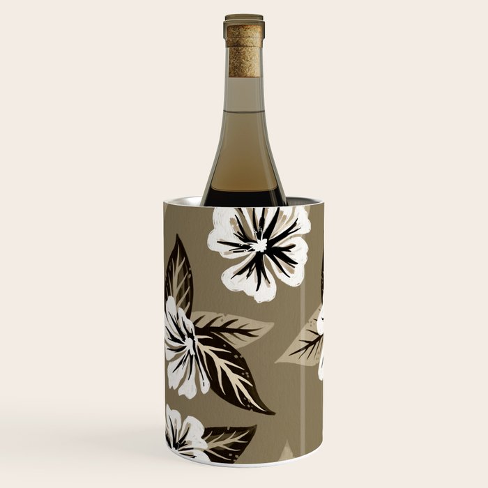Mountain Wild Flowers - Sepia Wine Chiller Gallery Image 2