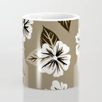 Mountain Wild Flowers - Sepia Coffee Mug Gallery Image 4