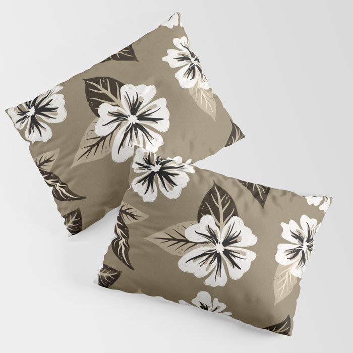 Mountain Wild Flowers - Sepia Pillow Sham Gallery Image 3