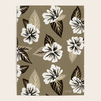 Mountain Wild Flowers - Sepia Poster Gallery Image 4