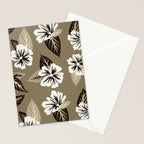 Mountain Wild Flowers - Sepia Stationery Card Gallery Image 2