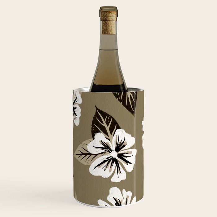 Mountain Wild Flowers - Sepia Wine Chiller Gallery Image 1