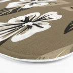 Mountain Wild Flowers - Sepia Bath Mat Gallery Image 3