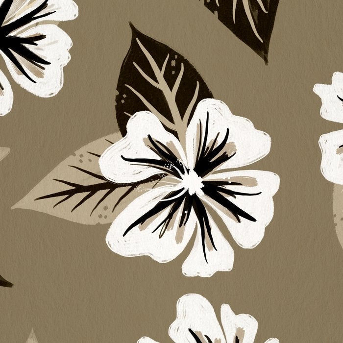 Mountain Wild Flowers - Sepia Coffee Mug Gallery Image 2