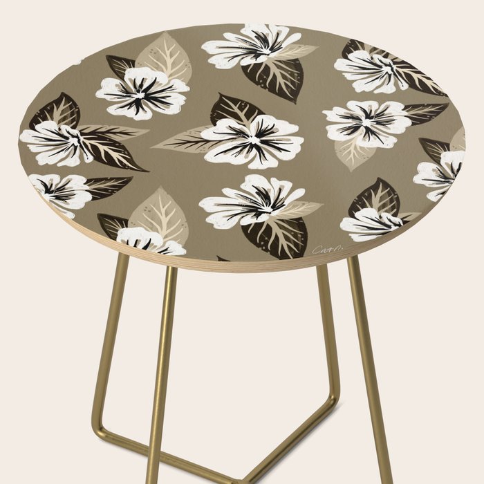 Mountain Wild Flowers - Sepia Side Table Gallery Image 2