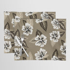 Mountain Wild Flowers - Sepia Placemat Gallery Image 1