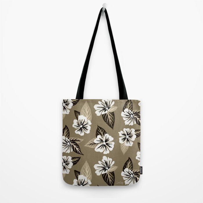 Mountain Wild Flowers - Sepia Tote Bag Gallery Image 2