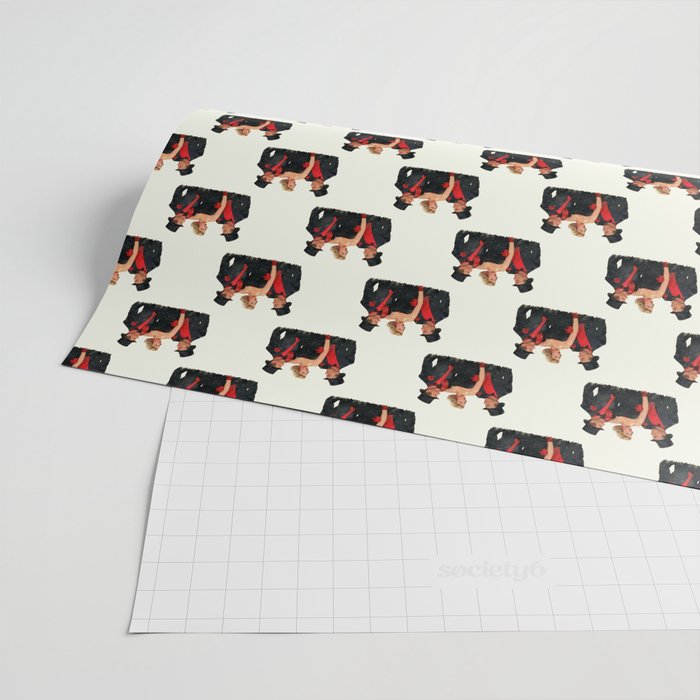 Mister Bones (White Christmas) Wrapping Paper Gallery Image 2