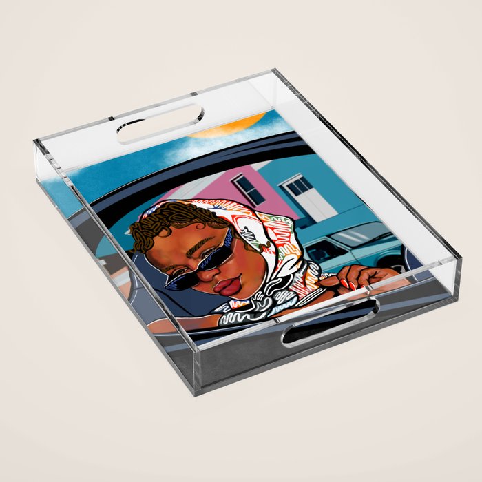 Vintage LA Acrylic Tray Gallery Image 1