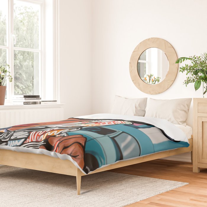 Vintage LA Duvet Cover Gallery Image 2