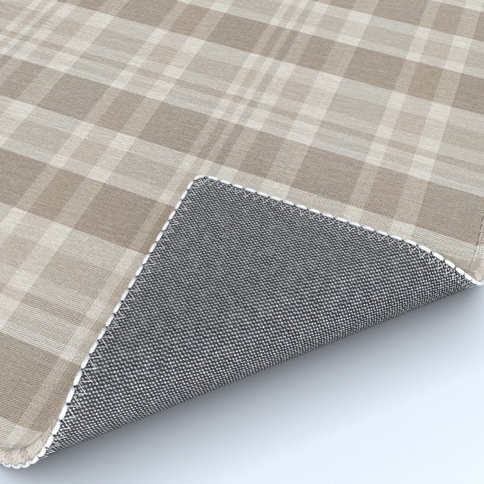 Checkered, Plaid Prints, Warm Brown Rug Gallery Image 4