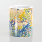 Henri-Edmond Cross Neo-Impressionism Pointillism The Artist's Garden at St. Clair Watercolor Paintin Coffee Mug Gallery Image 4