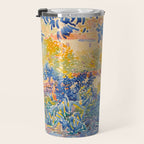 Henri-Edmond Cross Neo-Impressionism Pointillism The Artist's Garden at St. Clair Watercolor Paintin Travel Mug Gallery Image 3