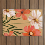 Pastel Petal Symphony Outdoor Rug Gallery Image 1