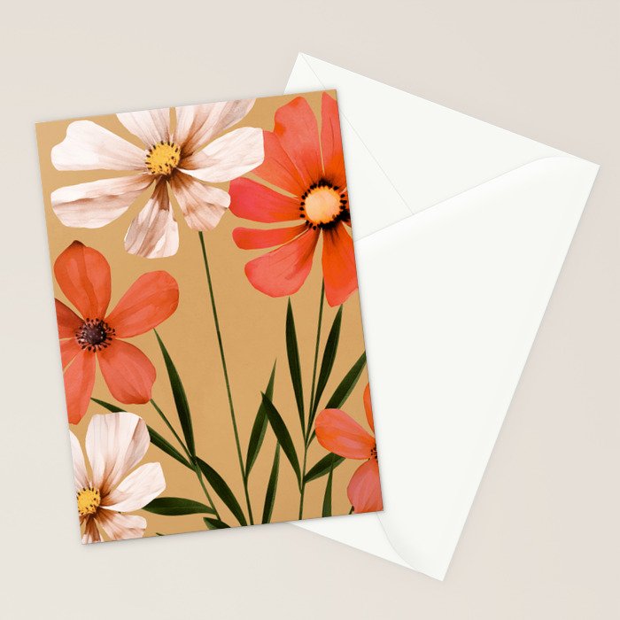 Pastel Petal Symphony Stationery Card Gallery Image 2