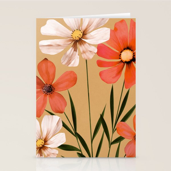 Pastel Petal Symphony Stationery Card Gallery Image 1