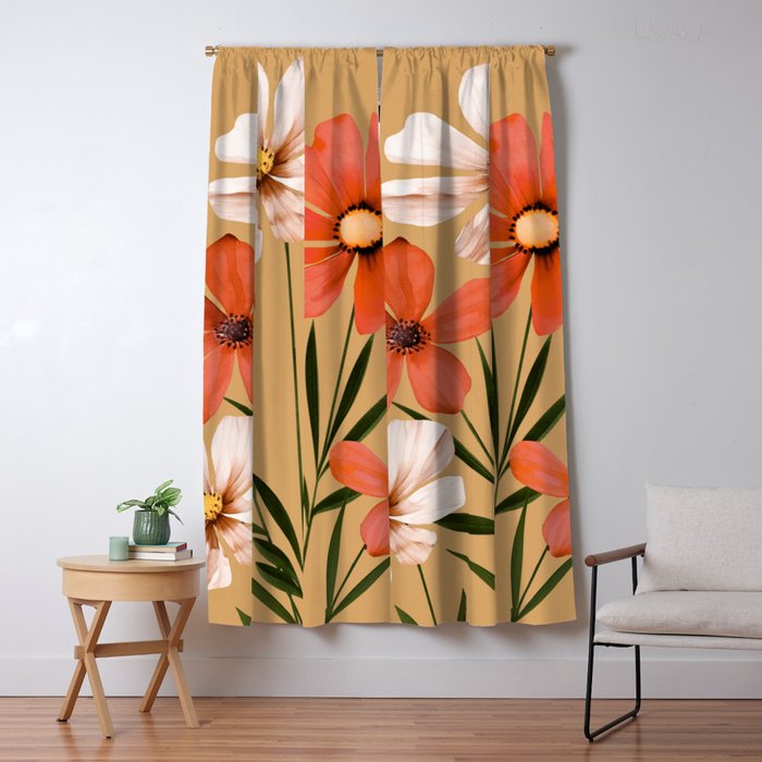 Pastel Petal Symphony Window Curtain Gallery Image 5