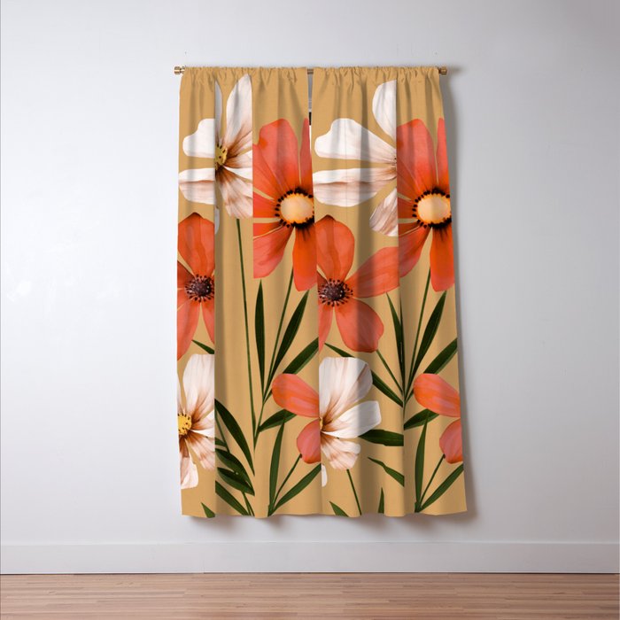 Pastel Petal Symphony Window Curtain Gallery Image 3