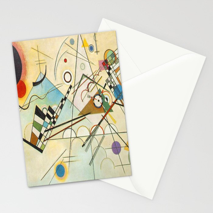 Wassily Kandinsky Composition 8 Stationery Card Gallery Image 2