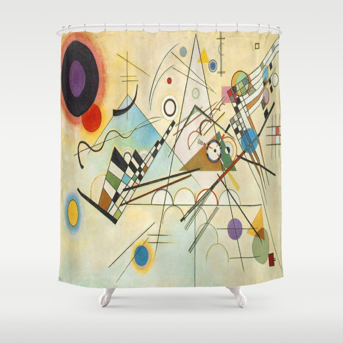 Wassily Kandinsky Composition 8 Shower Curtain Gallery Image 1