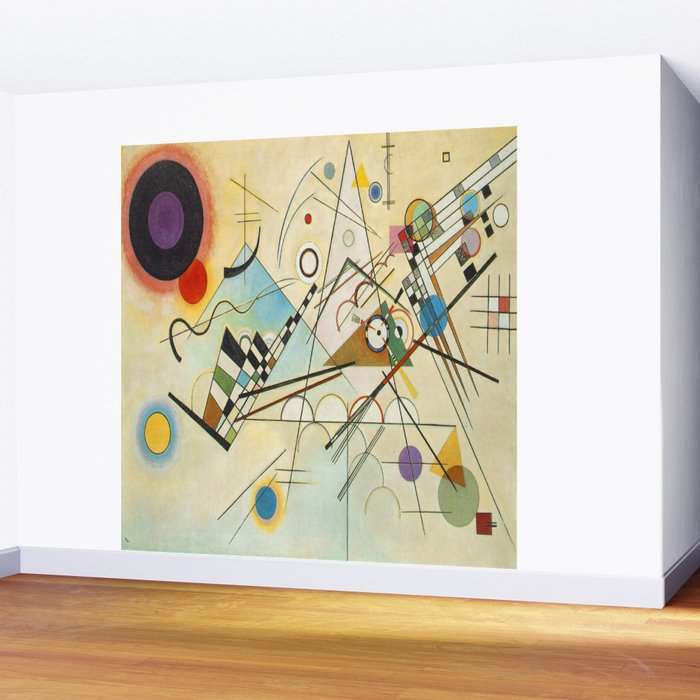 Wassily Kandinsky Composition 8 Wall Mural Gallery Image 2