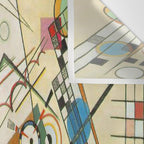 Wassily Kandinsky Composition 8 Wall Tapestry Gallery Image 3
