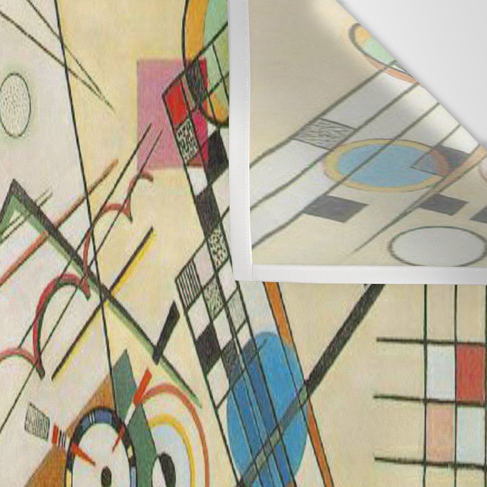 Wassily Kandinsky Composition 8 Wall Tapestry Gallery Image 3